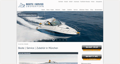 Desktop Screenshot of boote-service-oberbayern.com